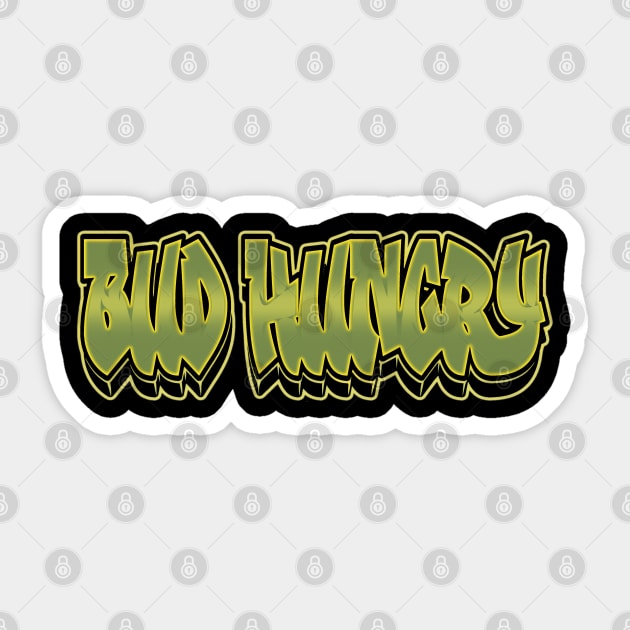 Bud Monster Sticker by Wrongteeshirt